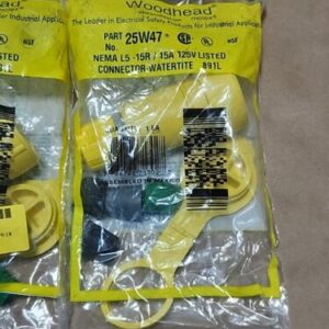 *BRAND NEW* [3] Woodhead 25W47 Watertite Connector Nema L5-15R 125V + Warranty! - Image 4