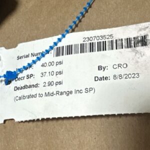 BRAND NEW- SOR Control Devices 4NN-KK45-P1-B1A Pressure Switch 4-75PSI Range - Image 3