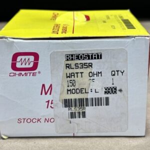 BRAND NEW- OHMITE Rheostat RLS35R Wirewound 150W 35Ohm Model L || WARRANTY 🇺🇸 - Image 2