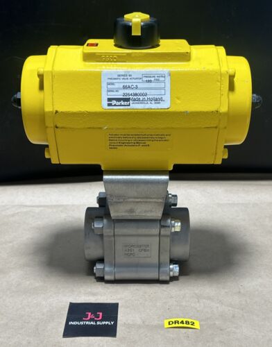 NEW- Parker 24F-SB24L-T-V-SS-66AC-3 1000PSIG Series 60 Actuator 120PSIG WARRANTY Main Image