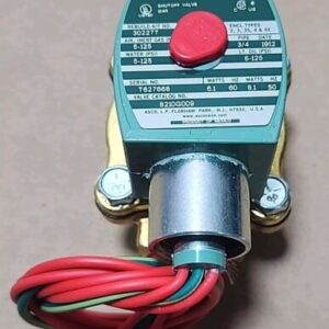 *NEW* Asco 8210G009 Brass Solenoid Valve 3/4" Pipe 110/120V 50/60Hz + Warranty! - Image 3