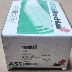 *NEW* Asco 8210G009 Brass Solenoid Valve 3/4" Pipe 110/120V 50/60Hz + Warranty! - Image 11