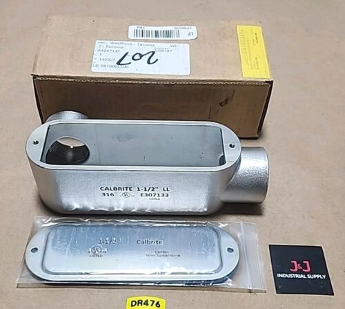 *BRAND NEW* Atkore Calbrite 1-1/2" SS316 LL Conduit Body S61500LL00 + Warranty! Main Image