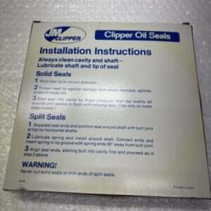 **NEW IN BOX JM CLIPPER OIL SEAL 022S03L4B2 58115# - Image 5
