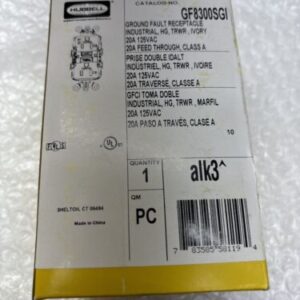 **New Hubbell GF8300SGI Ground Fault Receptacle 20A 125V Ivory (Lot Of 3)# - Image 3