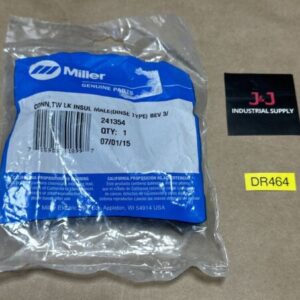FACTORY SEALED- Miller 241354 Connector Tw Lk Insul Male Dinse Type Bev 3/ 🇺🇸 - Image 1