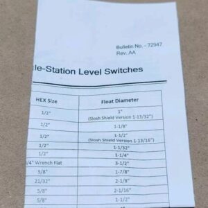 *BRAND NEW* Gems 26791 Level Switch LS-1700 S.S. TFE N.O. 🇺🇸 Made + Warranty! - Image 5