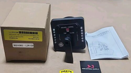 *NEW SURPLUS* GE ITI 952438D-L2R120 Circuit Breaker Control Switch + Warranty! Main Image