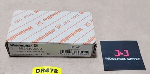 *BRAND NEW* Weidmuller 8924300000 VSPC Base 2/4 Channel FG Surge Base + Warranty Main Image