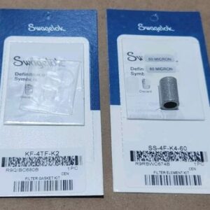 *NEW SET* [4] Swagelok SS-4F-K4-60 Filter 60 Micron & KF-4TF-K2 Gasket +Warranty - Image 4