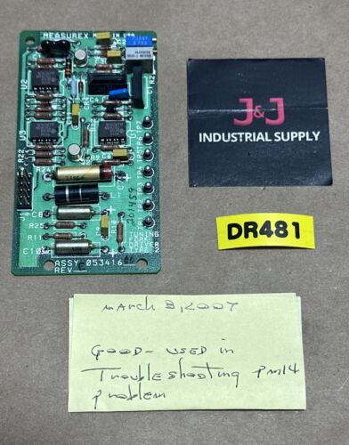 BRIEFLY USED- Honeywell / Measurex 05341600 Rev. E Tuning Fork Driver Board Typ2 Main Image