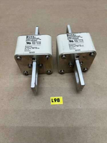 (2) BUSSMANN BUSS SEMITRON SPP-6B450 450 AMP 700V FUSE FAST SHIPPING! + WARRANTY Main Image