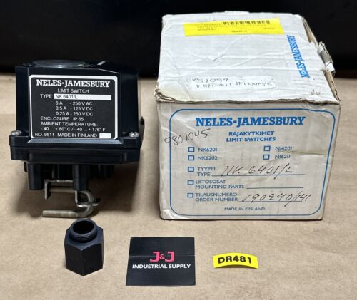 NEW OPEN BOX NELES-Jamesbury Limit Switch NK-6401/L 250VAC 125/250VDC + WARRANTY Main Image