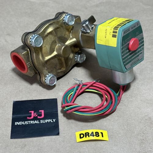 NEW NO BOX- ASCO Red-Hat 8210G003MO 3/4β Pipe, 250/150/100PSI Air/Water/Oil πΊπΈ Main Image