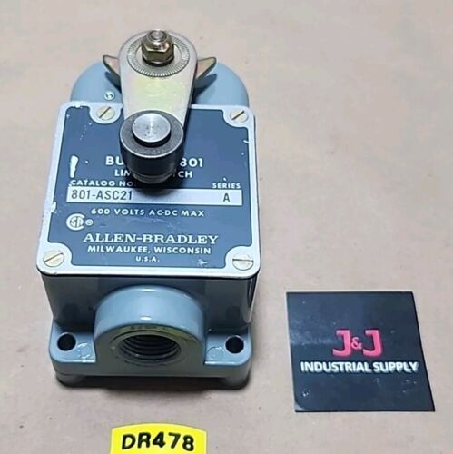 *NEW SURPLUS* Allen-Bradley 801-ASC21 /A Limit Switch 600Vac/Dc 🇺🇸 + Warranty! Main Image