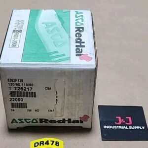 *NEW* Asco 8262H138 Red Hat Solenoid Valve 1/4" Pipe 110/120V 50/60Hz + Warranty - Image 1