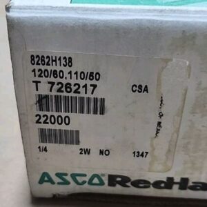 *NEW* Asco 8262H138 Red Hat Solenoid Valve 1/4" Pipe 110/120V 50/60Hz + Warranty - Image 8