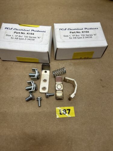 PCS ELECTRICAL K154 FOR ALLEN-BRADLEY Z-34038 SIZE 1 CONTACT KIT, 1 POLE Main Image