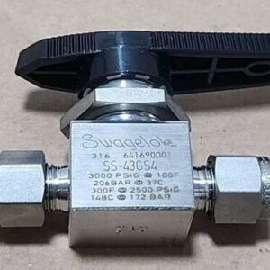 *NEW SURPLUS* Swagelok SS-43GS4 1/4" 316SS Ball Valve 3000Psi + Warranty! - Image 2