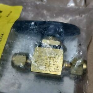 *BRAND NEW* Swagelok B-43S4 1/4" Brass Ball Valve 2-Way 3000Psi + Warranty! - Image 2