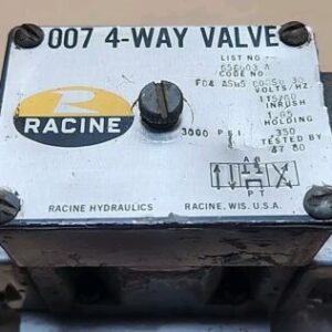 *PREOWNED* Racine FD4 ASHS 006SD 30 Hydraulic Valve 115V 3000Psi + Warranty! - Image 3