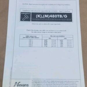 *NEW* [3] Nexans Euromold K480TB/G 3~Phase Tee Connector 24kV 19mm + Warranty! - Image 23