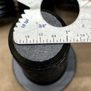 (6) EMP 170M Flanged Bolt Screw Black Alloy Steel See Photos For Size NNB - Image 4