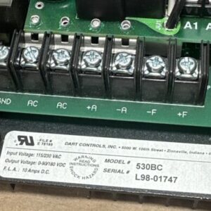 NEW NO BOX- DART Controls 530BC Variable Speed DC Control 0-90/180VDC 10A-DC - Image 4