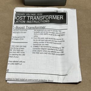 NEW NO BOX- ACME Electric T181047 Boost And Buck Transformer 120X240V / 12X24V - Image 4