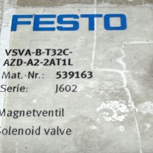 NEW OPEN BOX- Festo VSVA-B-T32C-AZD-A2-2AT1L 539163 Solenoid Valve || WARRANTY! - Image 2