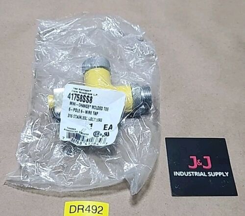 *BRAND NEW* Brad Connectivity 41758SS8 Mini-Change Molded Tee 6P 6W + Warranty! Main Image
