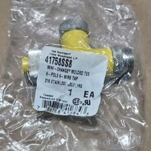 *BRAND NEW* Brad Connectivity 41758SS8 Mini-Change Molded Tee 6P 6W + Warranty! - Image 2