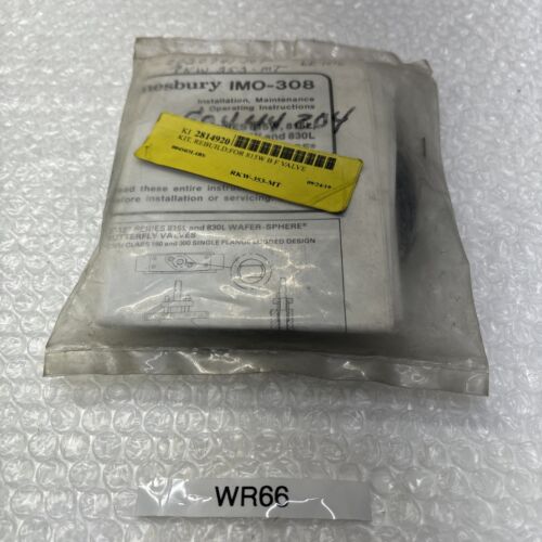 **New Jamesbury RKW-353-MT Valve Rebuild Kit IMO-308 Fast Shipping &Warranty# Main Image