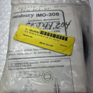 **New Jamesbury RKW-353-MT Valve Rebuild Kit IMO-308 Fast Shipping &Warranty# - Image 3