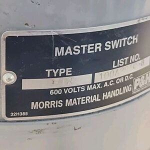 *NEW SURPLUS* P&H 100A2940-8 Type EIR Master Switch 600Vac/Vdc 🇺🇸 + Warranty! - Image 2