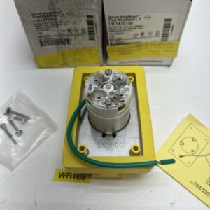 (2) DANIEL WOODHEAD 67W76 WATERTITE FLIP LID FEMALE RECEPTACLE 20A 3Phase 480V - Image 6