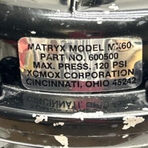 Matryx MX60 Lever Control P/N 600500 120 PSI W/ PDC 89-13820 + Warranty - Image 7
