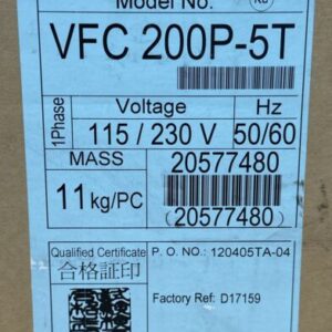 NEW FUJI ELECTRIC VFC200P-5T Regenerative Blower 115/230V, .37Hp, 34β H2O, 42CFM - Image 2
