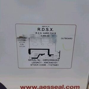 *BRAND NEW* Aesseal R.D.S.X. Radially Divided Seal Hard Face 5.00-40 + Warranty! - Image 2