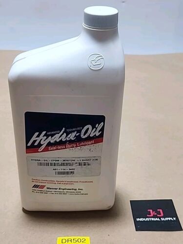 *NEW SEALED* Warner A01-114-3402 Hydra-Oil EPDM 30W/40W 1 Quart + Warranty! Main Image