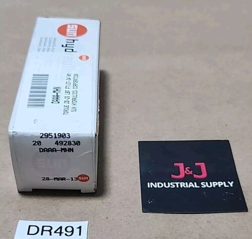 *BRAND NEW* Sun Hydraulics DAAA-MHN Solenoid Cartridge Valve 2-Way + Warranty! Main Image