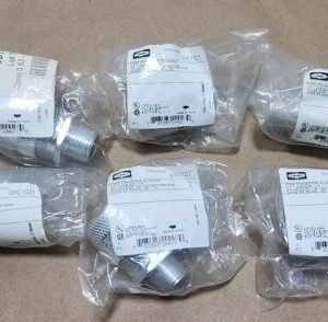 *NEW FACTORY SEALED* [6] Hubbell SHC1027 Aluminum Cord Connector 1/2" + Warranty - Image 2