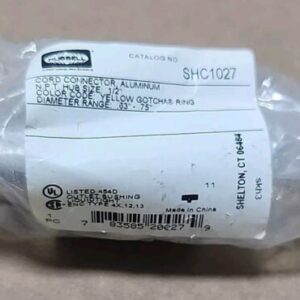 *NEW FACTORY SEALED* [6] Hubbell SHC1027 Aluminum Cord Connector 1/2" + Warranty - Image 3