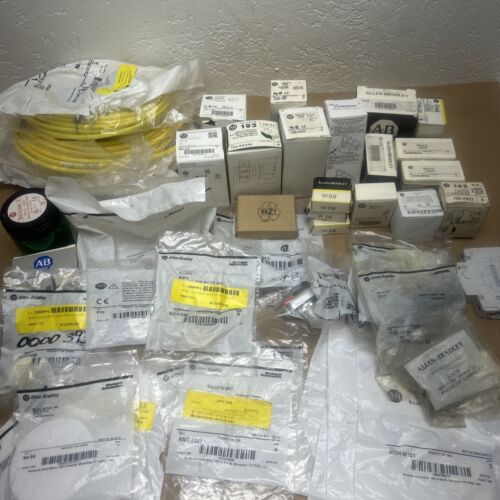 ALLEN BRADLEY LARGE ASSORTED LOT OF NEW PRODUCTS SEE PHOTOS For P/N's Main Image