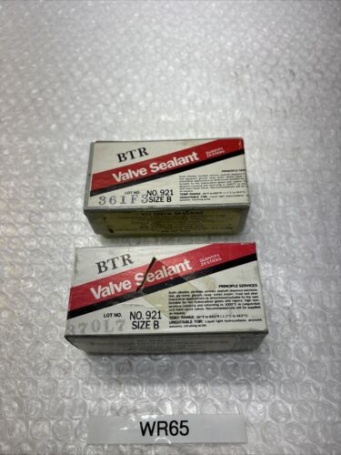** New BTR Valve Sealant NO:921 SizeB (Lot Of 2)# Main Image