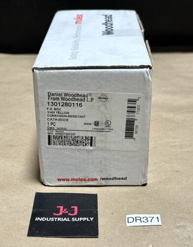 Molex / Daniel Woodhead 1301280116 FD Box 3/4" Yellow Corrosion-Resistant 453CR Main Image