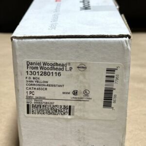 Molex / Daniel Woodhead 1301280116 FD Box 3/4" Yellow Corrosion-Resistant 453CR - Image 2