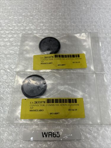** NEW Tyco SCOTT 093-0097 CONNECTOR,COMMUNICATION ;ELASTOM QTY OF 2 &WARRANTY# Main Image