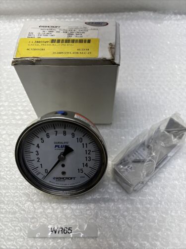 **Ashcroft Pressure Gauge 8978 8904 35-1009-SWL-02B-XUC-15 &Warranty# Main Image