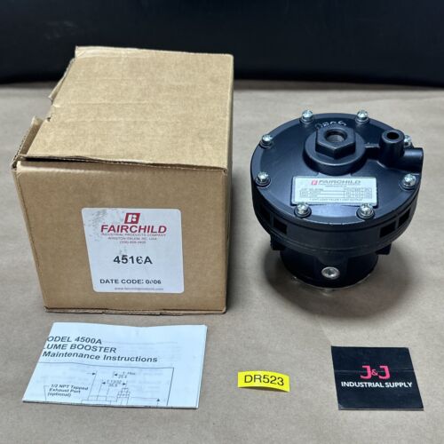 BRAND NEW- FairChild Model 4516A Pneumatic Volume Booster 250/150PSIG + WARRANTY Main Image